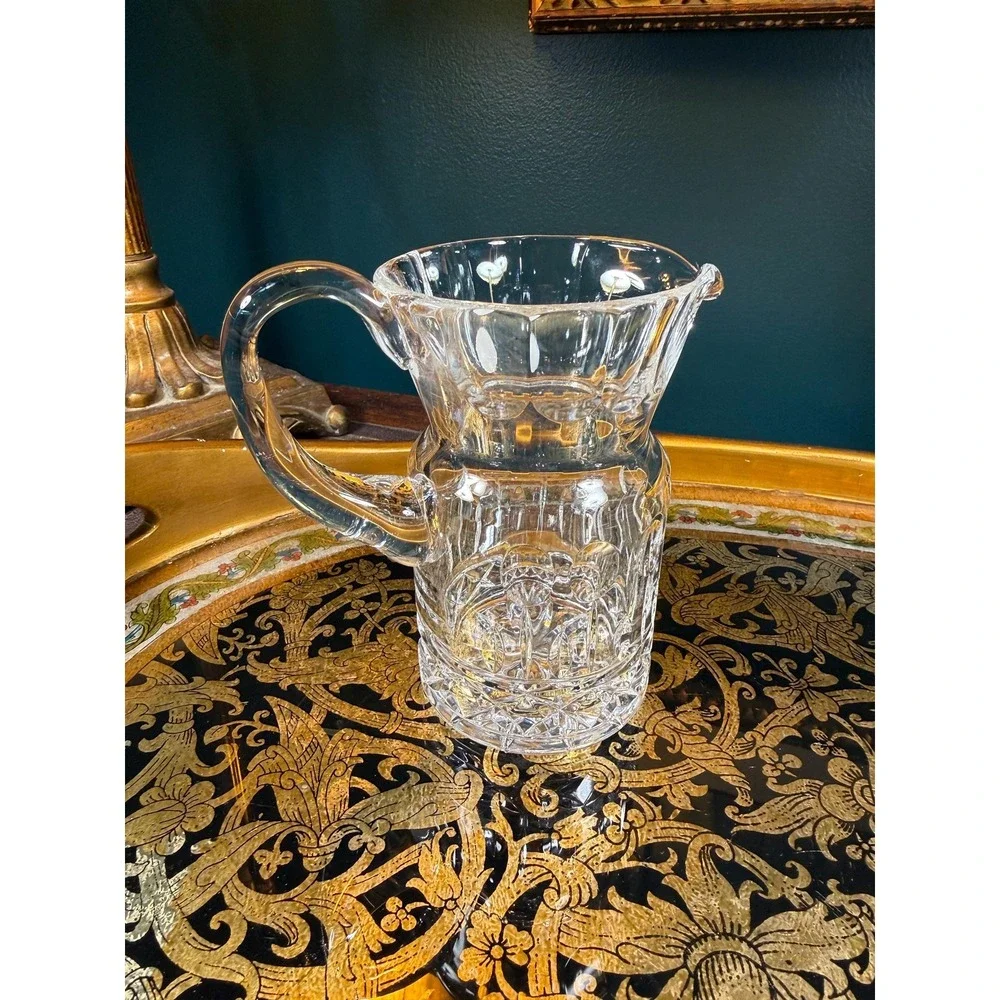 Vintage Neiman Marcus Lead Crystal Creamer‎ Pitcher